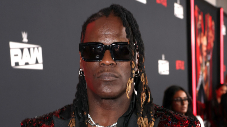 R-Truth wearing sunglasses