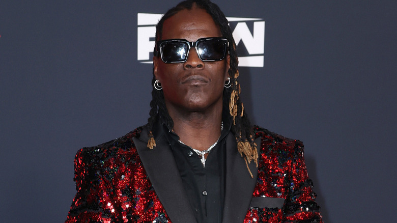 R-Truth wearing sunglasses