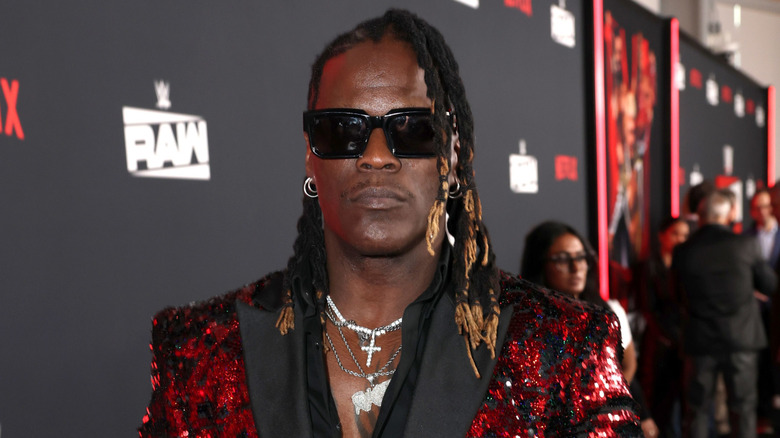 R-Truth attends Netflix's Debut of WWE Monday Night Raw at Intuit Dome on January 06, 2025 in Inglewood, California.