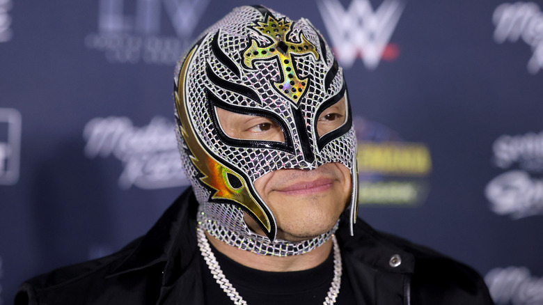 Rey Mysterio at a promotional event