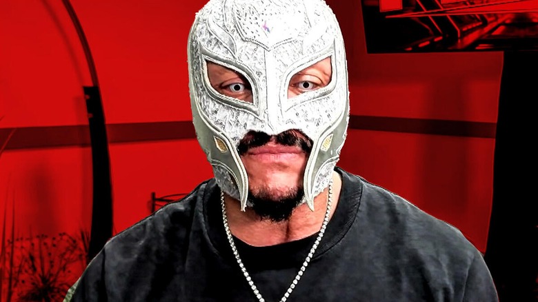 Rey Mysterio during his interview with the Raw Recap: WWE Now.