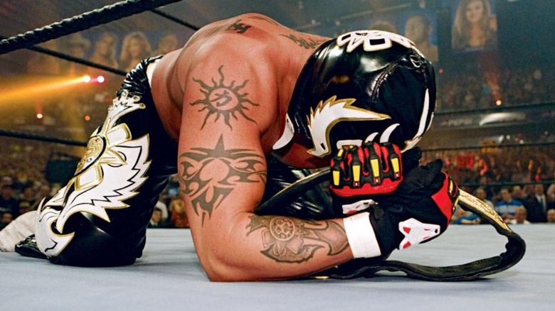 Rey Mysterio at WWE WrestleMania 22