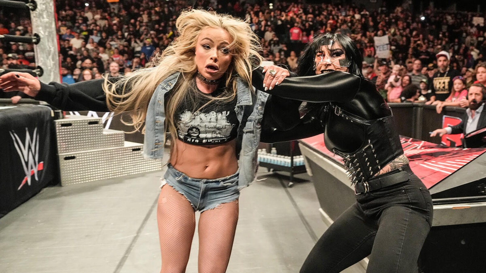 WWE's Rhea Ripley & Liv Get Into It Ahead Of Survivor Series