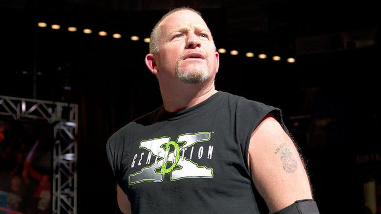 "Road Dogg" Brian James performing on "WWE Raw"