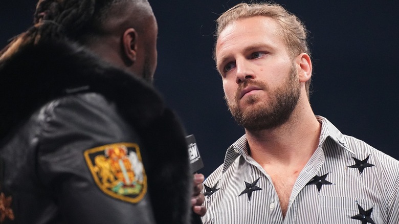 Adam Page Confronted By Swerve Strickland On AEW TV