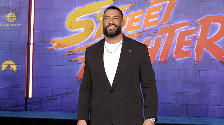 Roman Reigns on the red carpet