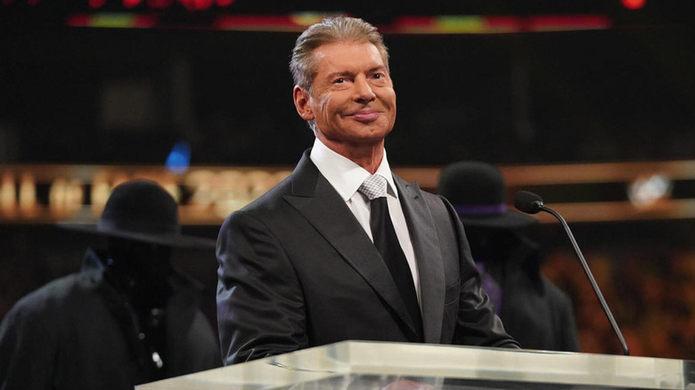 Vince McMahon smiling