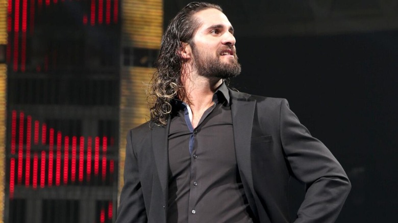 Seth Rollins during his return to 