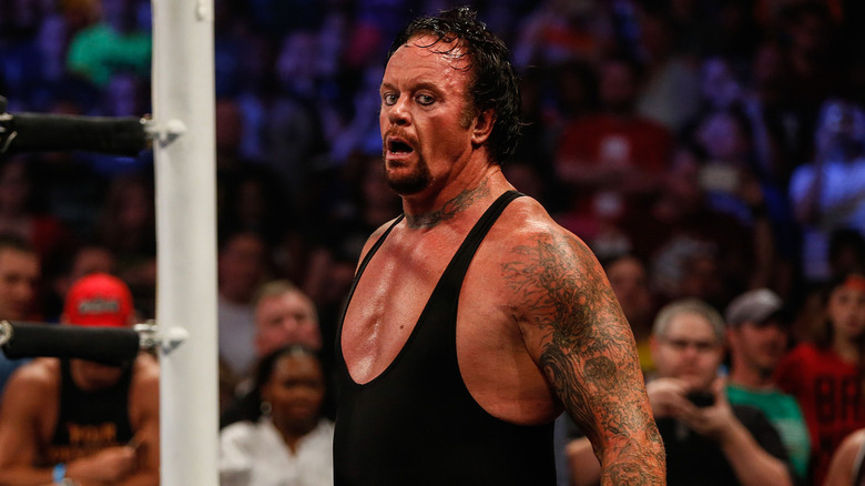 The Undertaker outside the ring