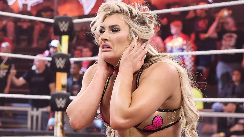 Tiffany Stratton, ready to cry