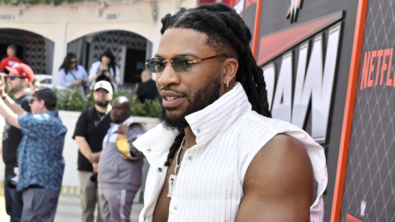 Trick Williams attends Netflix Presents: The Raw Brunch, April 2026.