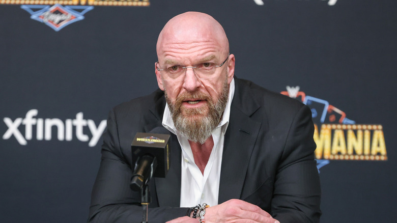 Triple H at WrestleMania 41 post-show press conference