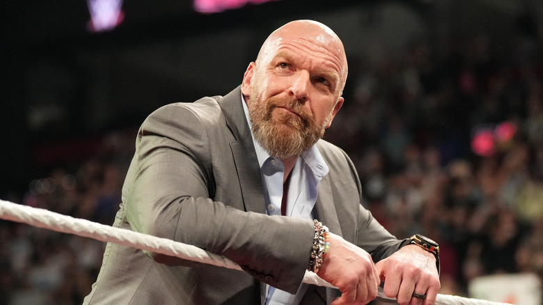 Triple H looking away