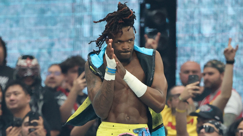 Je'Von Evans at WWE WrestleMania 42