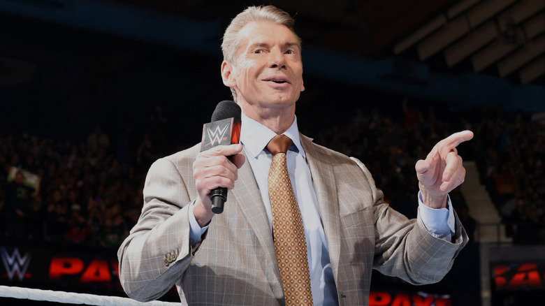 Vince McMahon grinning