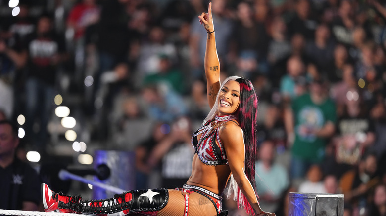 Zelina Vega poses
