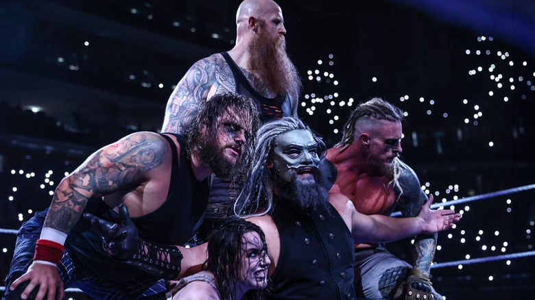 The Wyatt Sicks in the ring