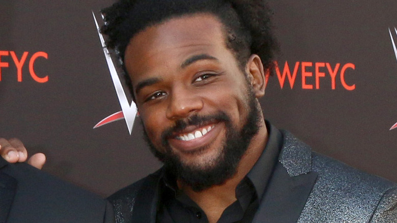 Xavier Woods posing 