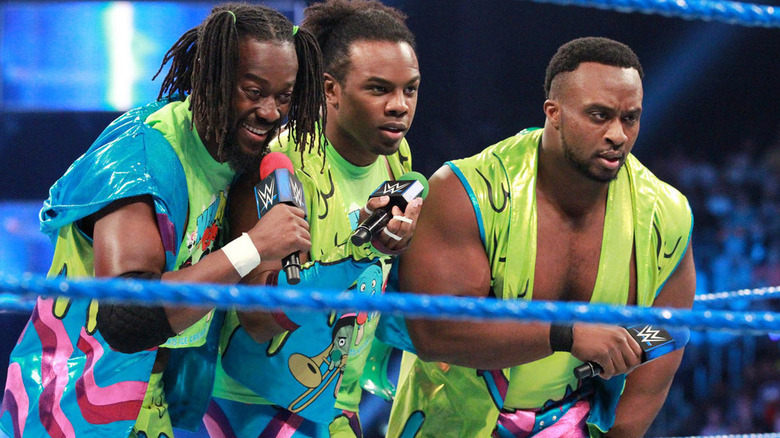 Kofi Kingston, Xavier Woods, and Big E of The New Day