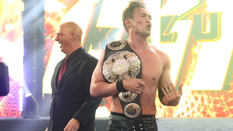 Don Callis and Kazuchika Okada at AEW All In Texas 2025