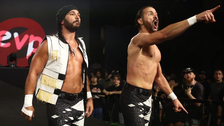 The Young Bucks make their low-budget, non-EVP entrance on an episode of 