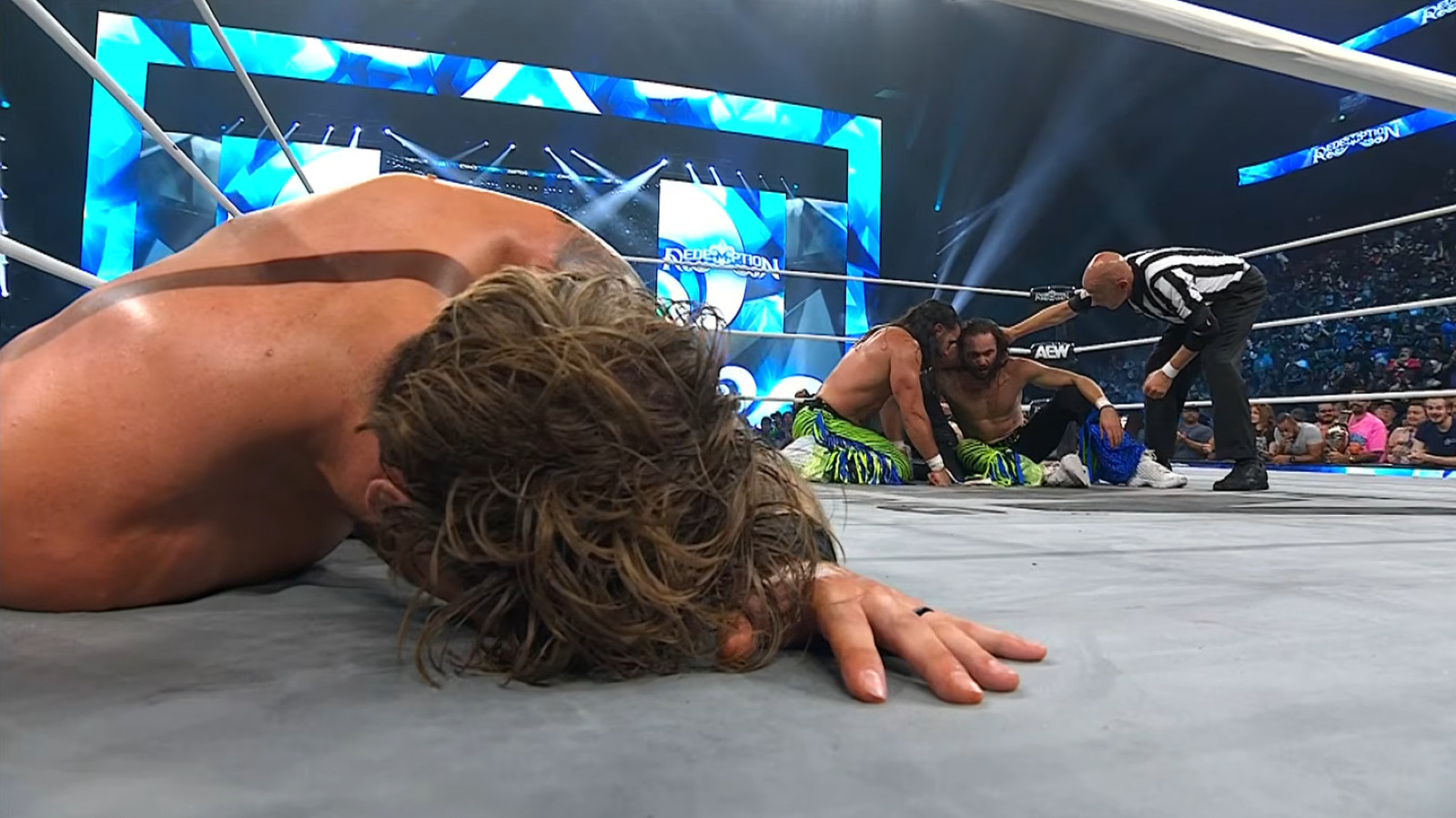 Young Bucks Overcome Dysfunctional Jon Moxley & Will Ospreay At AEW Redemption