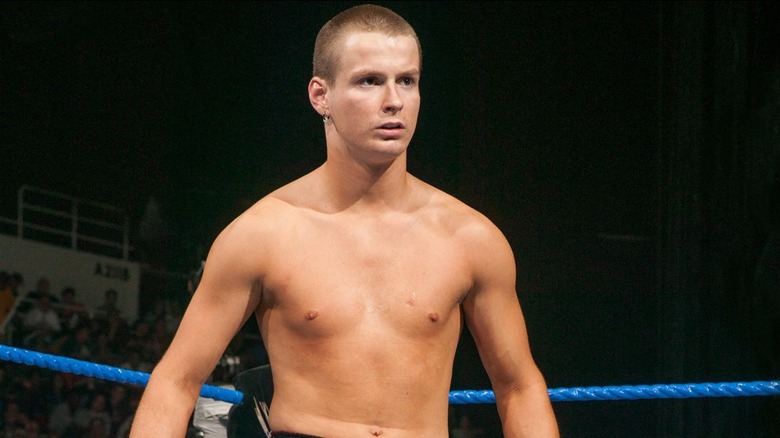Zach Gowen in the ring for WWE