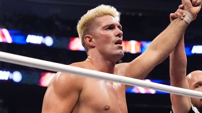 Zack Sabre Jr. looking smug