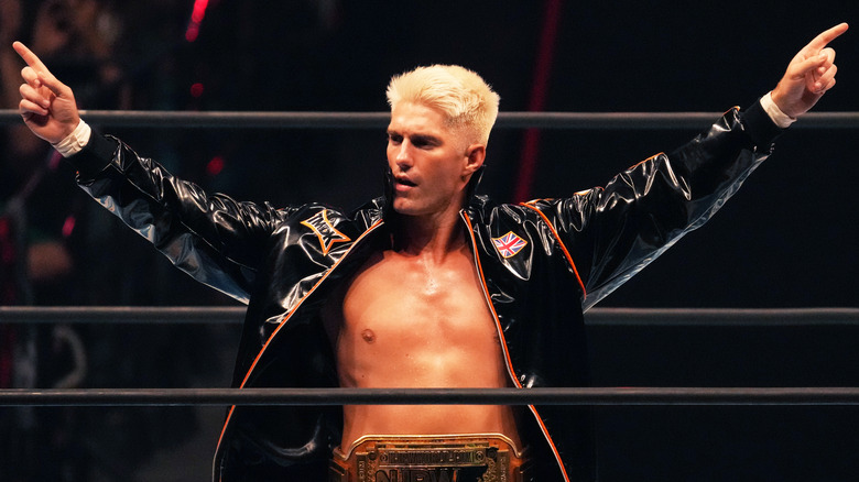 Zack Sabre Jr. Posing in the ring 