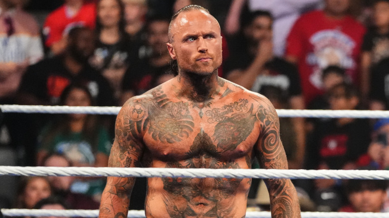 Aleister Black standing in the ring