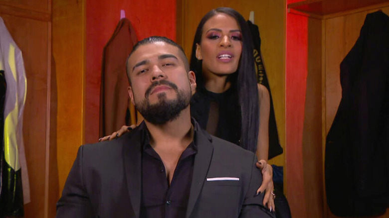 Andrade and Zelina Vega