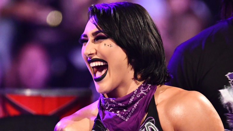 Rhea Ripley laughing