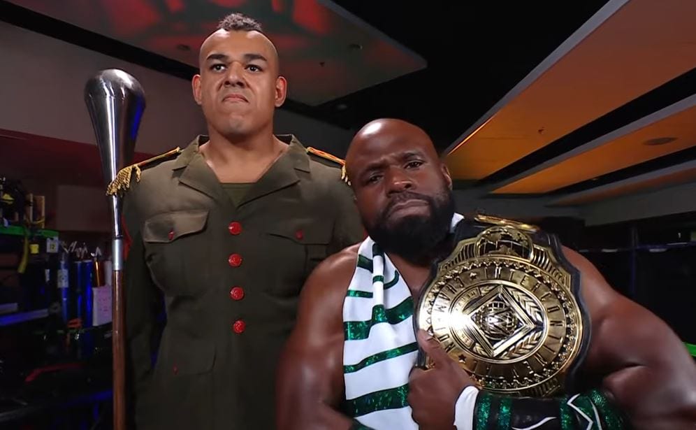 Apollo Crews reveals Commander Azeez’s background and name for new move