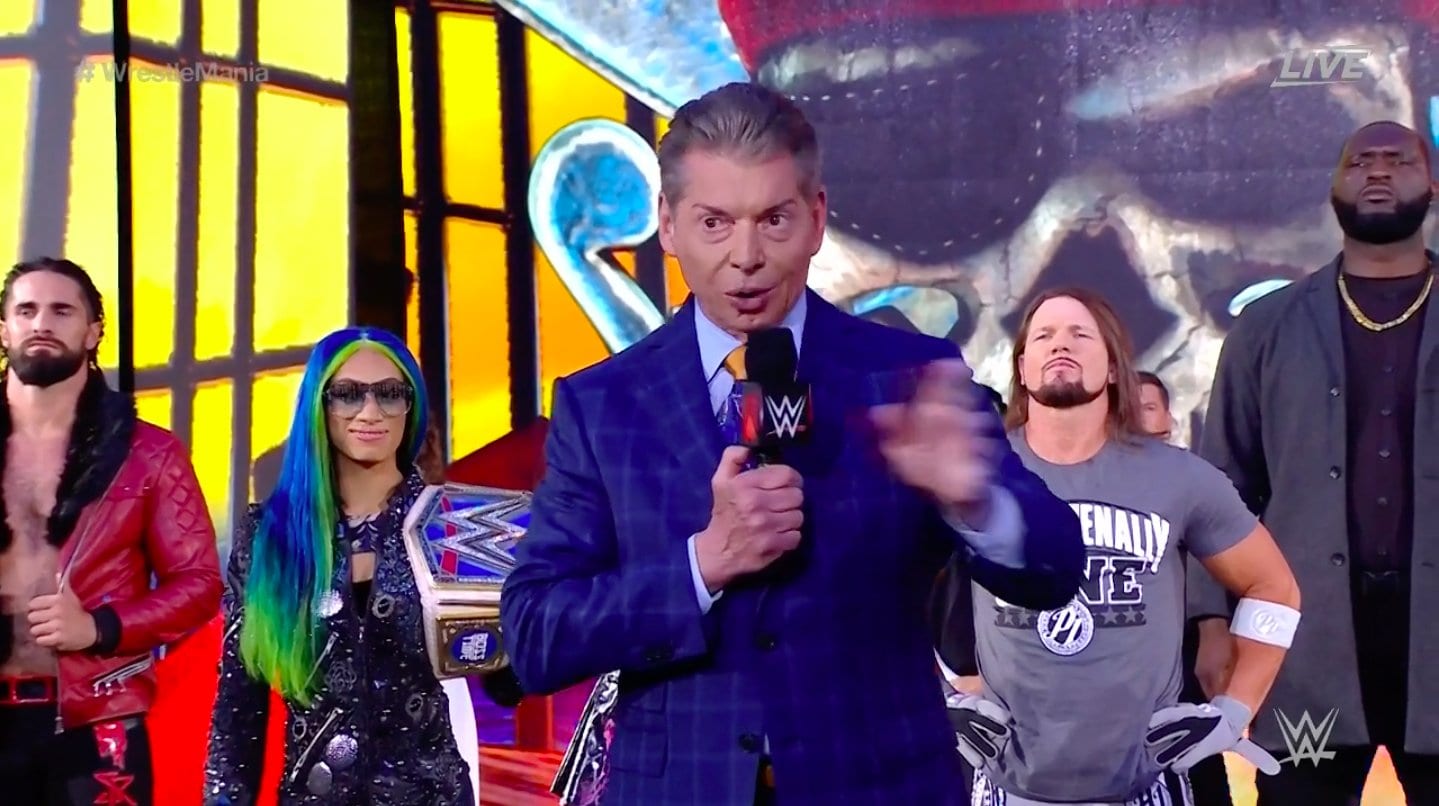 Vince McMahon Opens WrestleMania 37, Weather Delays The ...