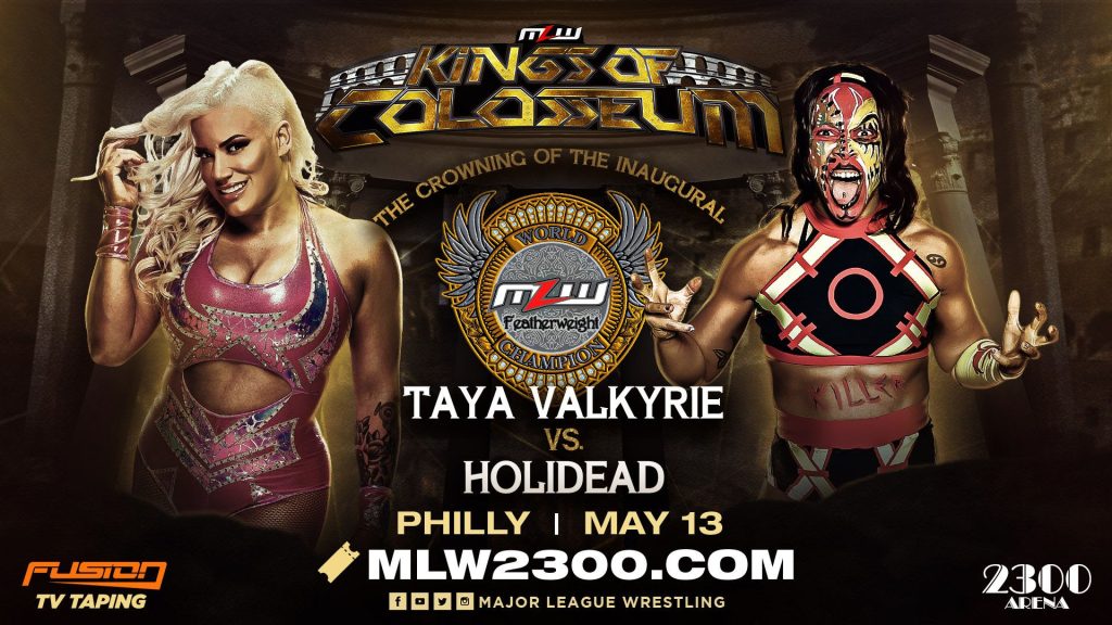 Taya Valkyrie vs. Holidead at MLW Kings of Colosseum.
